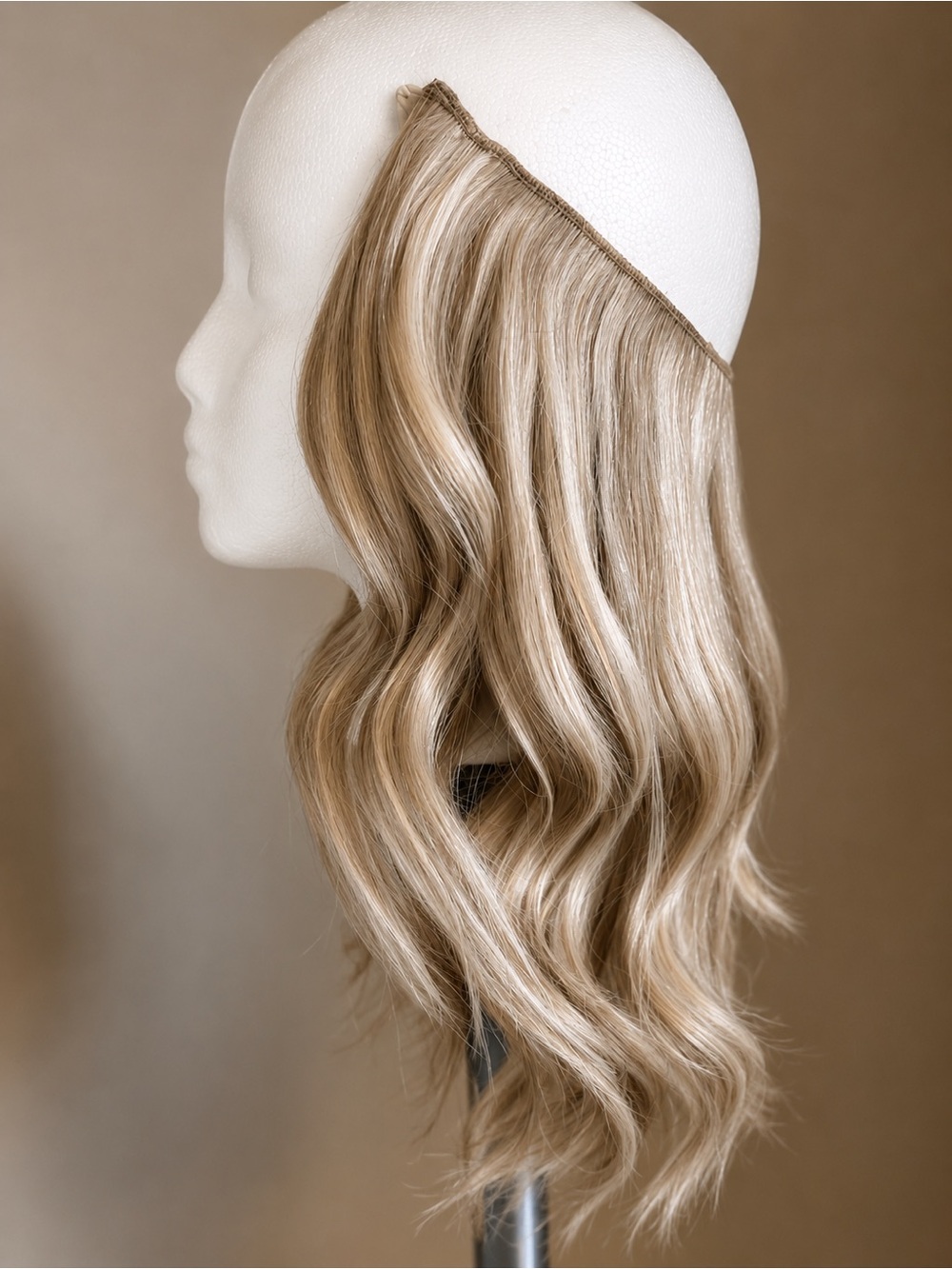 Blonde halo Hair Extension - Natural Wave